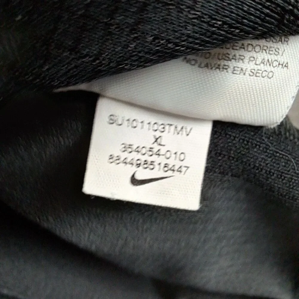 Nike Golf Dri Fit XL Black Ripstop Swoosh Men's Polo‎ Shirt Athletic